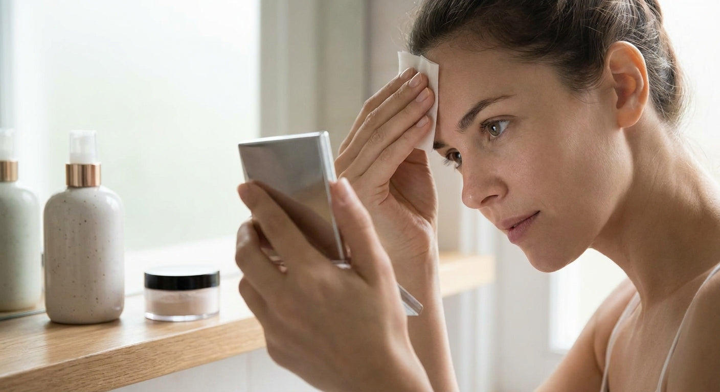 How to stop midday shine without stripping your skin