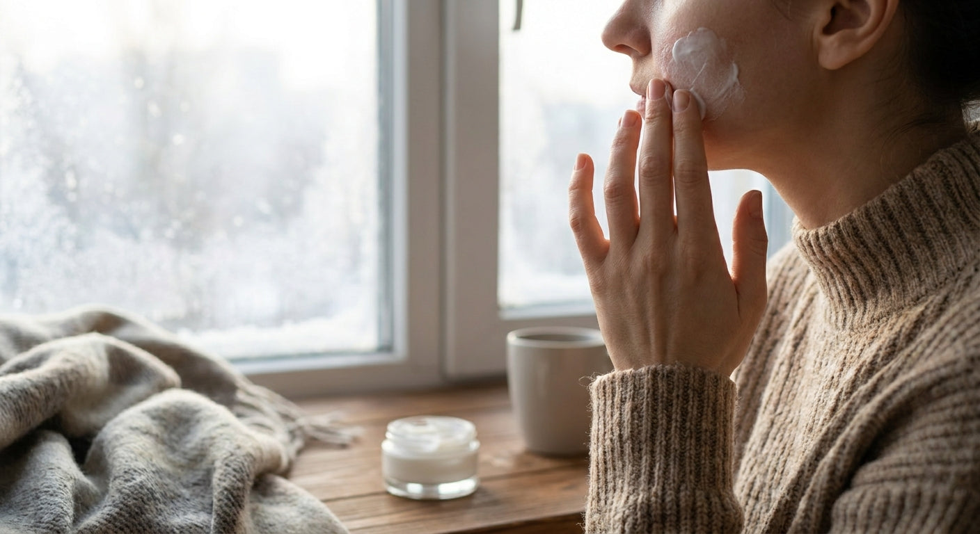 How to fix dry patches on your face in winter