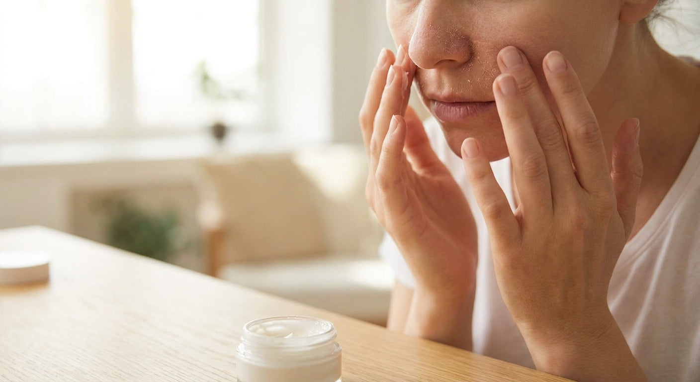 How to fix flaky skin around the nose and mouth