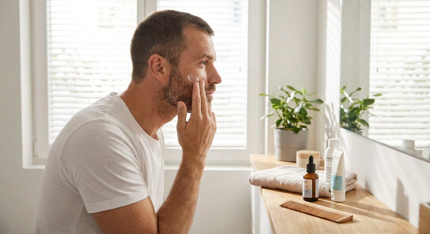 How to keep skin calm while you grow out a beard