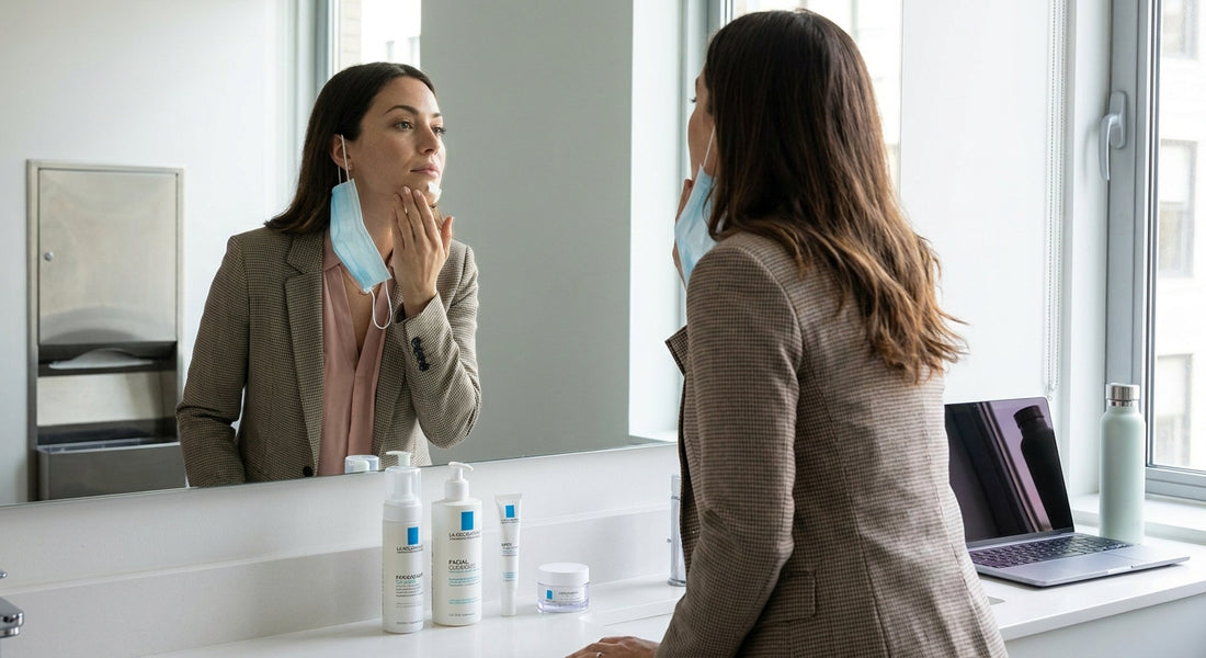 How to fix breakouts from wearing a mask at work