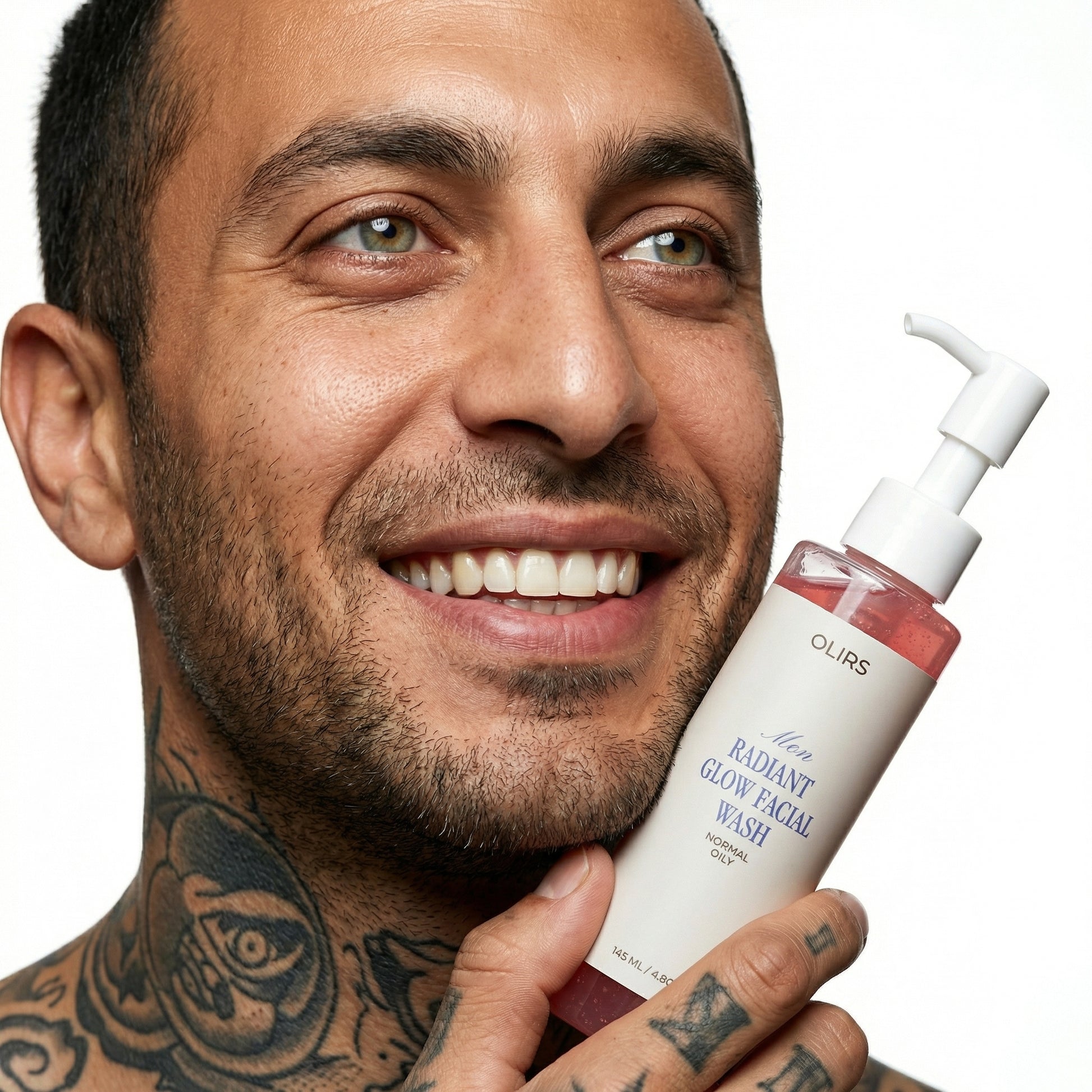 Radiant Glow Face Wash - Character Portrait | OLIRS Men's Skincare