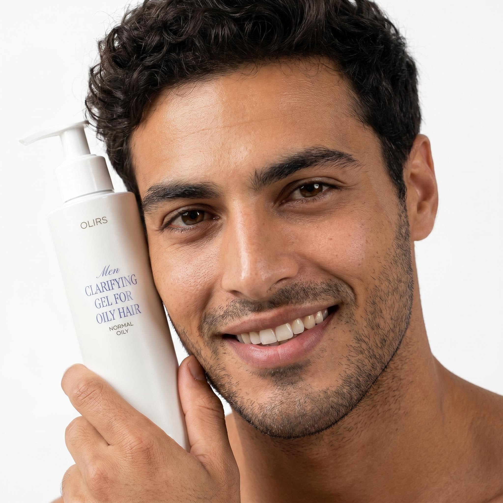 Daily Clarifying Gel Cleanser - Character Holding Product | OLIRS Men's Skincare